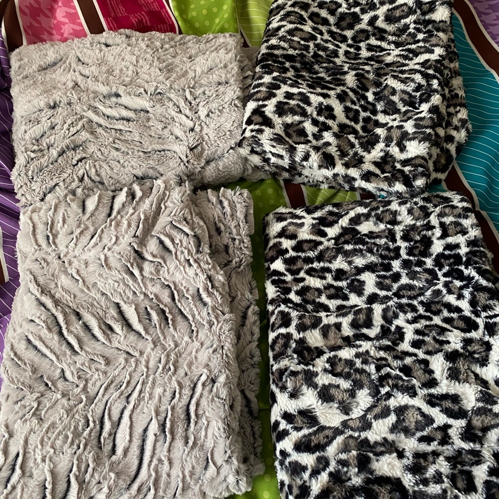 Minky pillow cases standard size